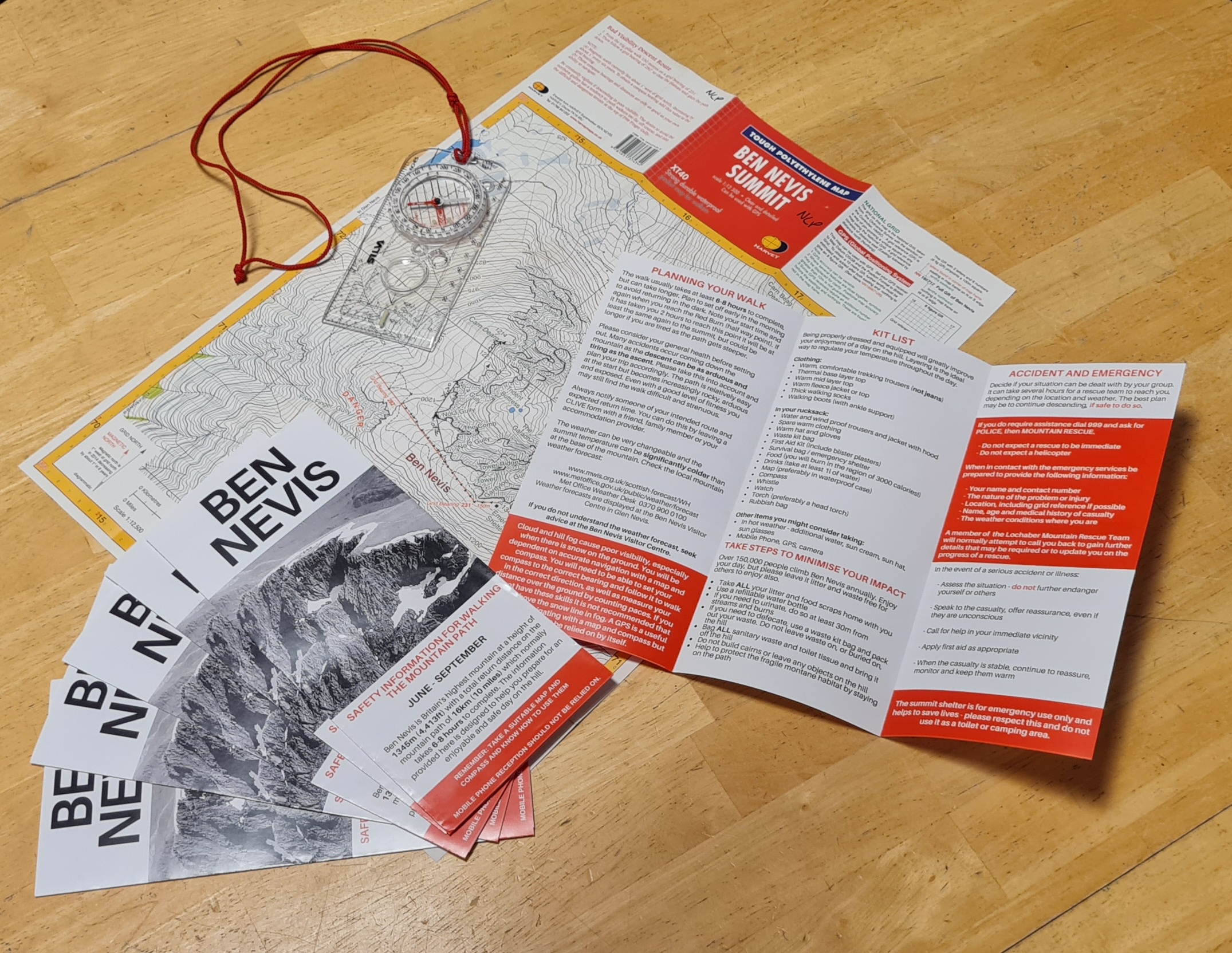 Ben Nevis Safety Leaflets