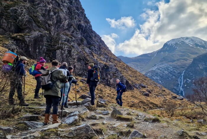 2024 Ranger Students Path Work Steall Meadows