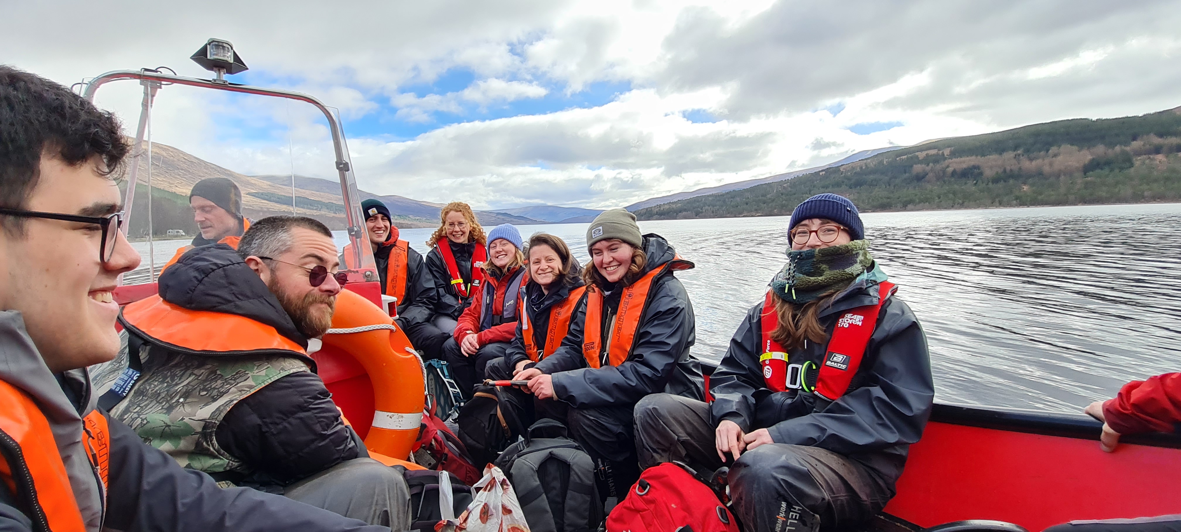 Ranger Students 2025 Boat Trip